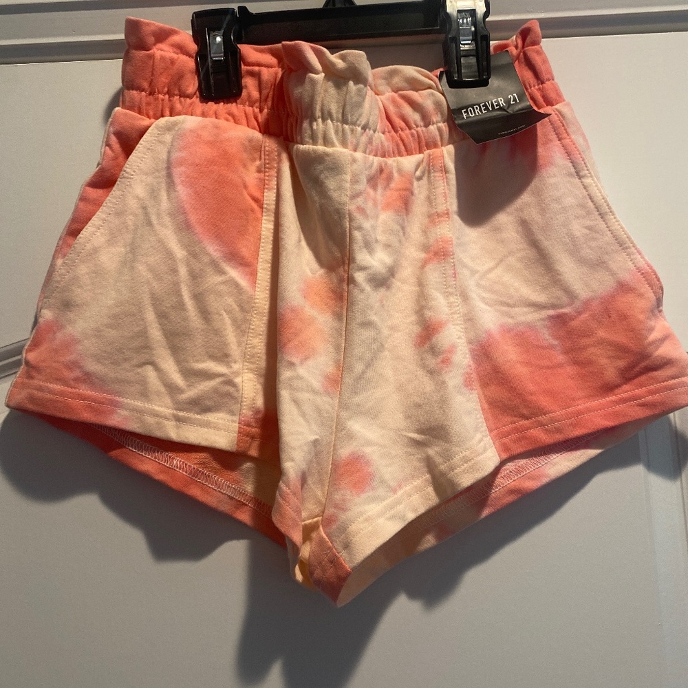 Forever 21 tye dye jogging shorts